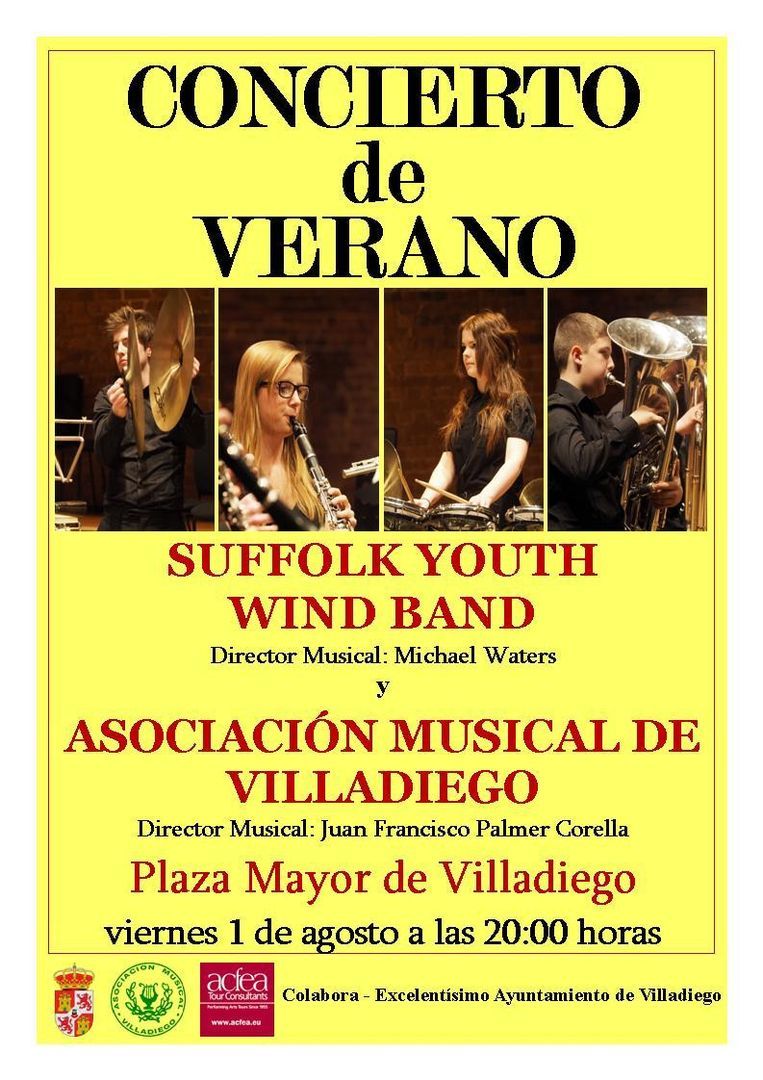 Concierto de Verano con la Suffolk Youth Wind Band